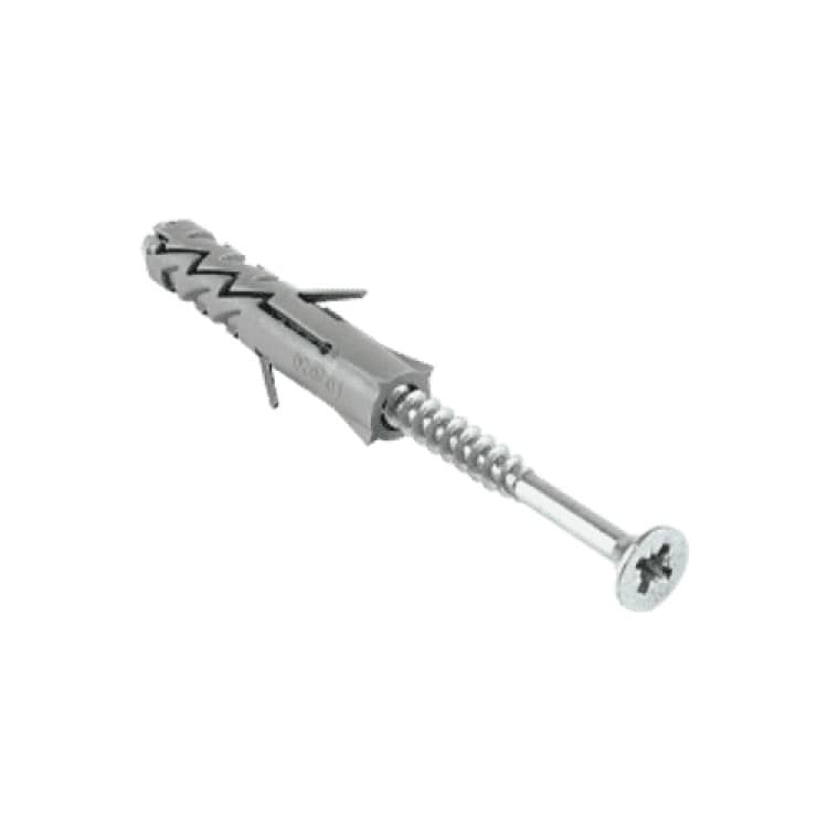 Шуруп шлиц крестообразный с дюбелем D6х80/10х50 в Санкт-Петербурге фото 6