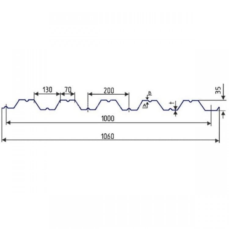 Профнастил 0,55 НС35 RAL 3005 (винно-красный) в Санкт-Петербурге фото 2