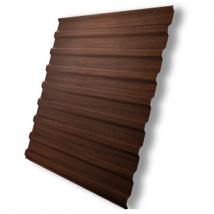 Профнастил 0,45 С20В Print Elite Choco Wood в Санкт-Петербурге