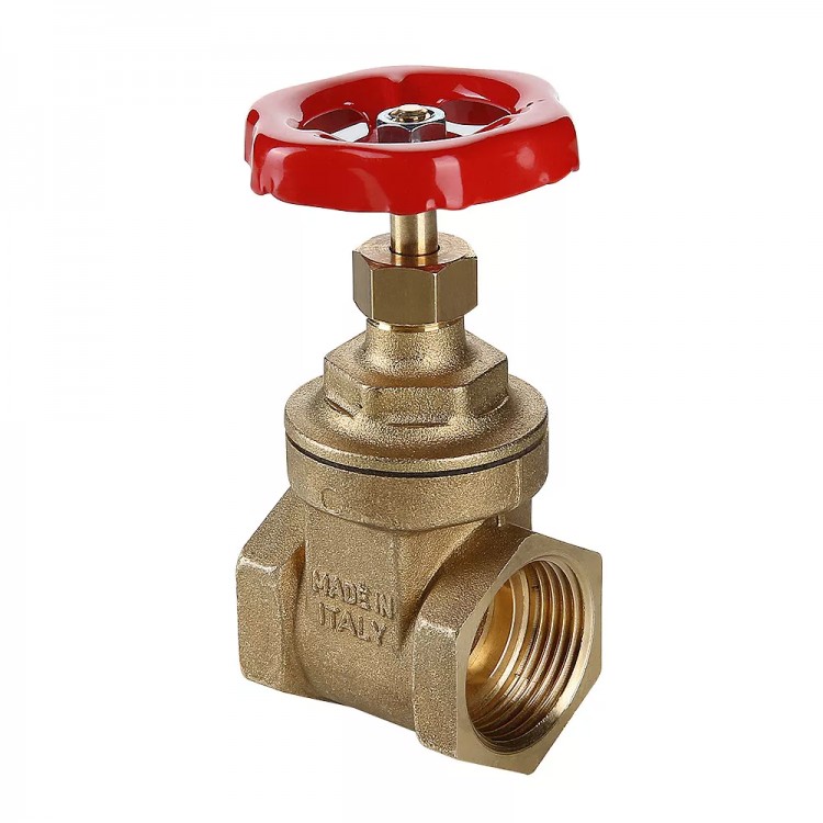 Кран латунный конусный газ 11б34бк Ду 15 Ру10 G1/2