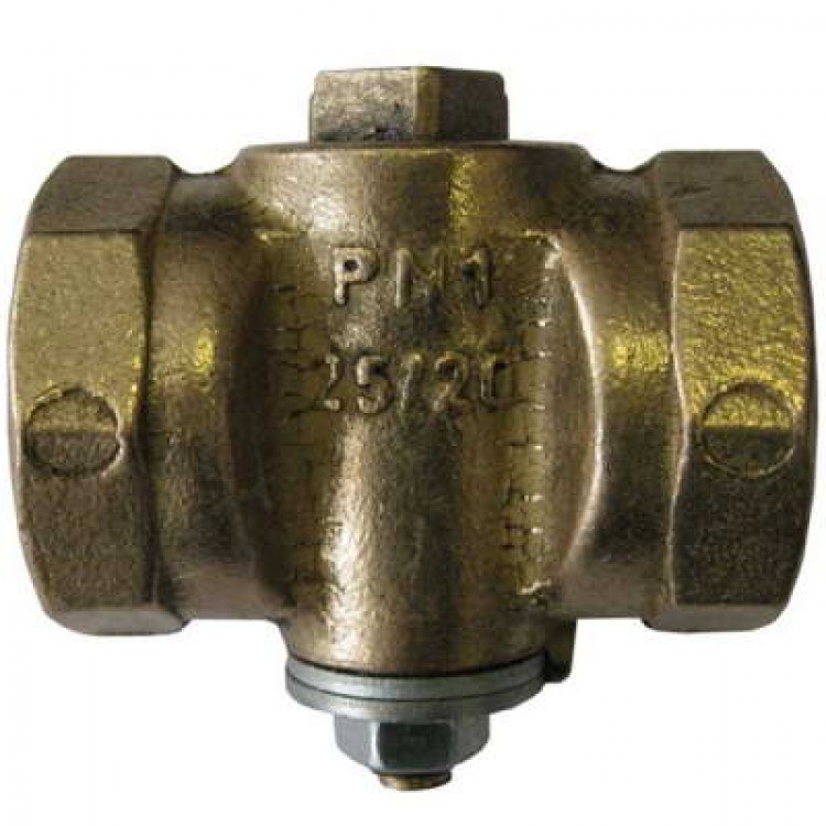 Кран конусный латунный газ 11б34бк Ду 15 Ру10 G1/2