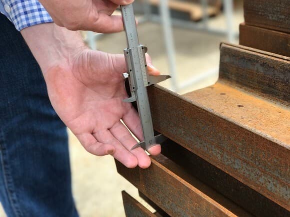 Замер параметров сортового проката